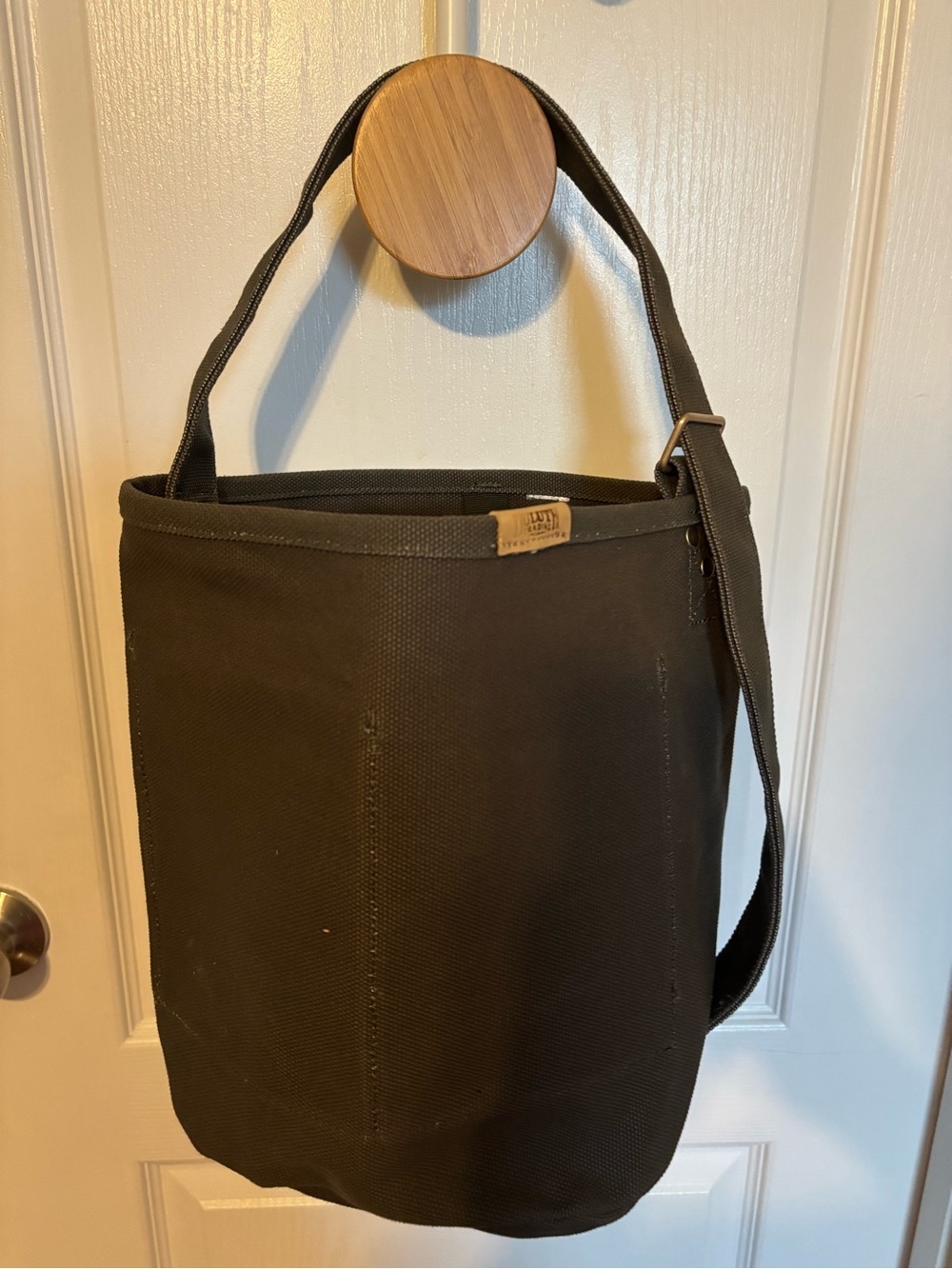 Duluth Trading Co Canvas Tool Bag in Dark Olive Green